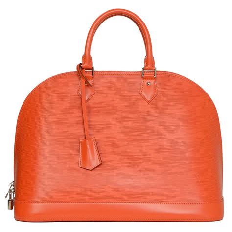 louis vuitton alma bag orange